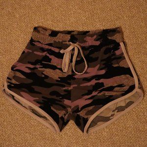 Purple Camo Dolphin Shorts